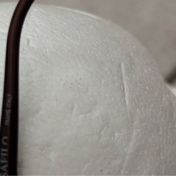 Safilo glasses brown gold frame cutout front sunglasses accessory eyewear - Picture 8 of 8